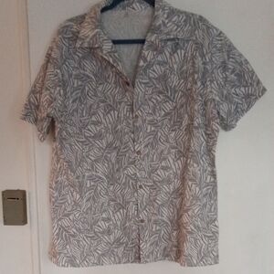 Men's Gray Patterned Shirt